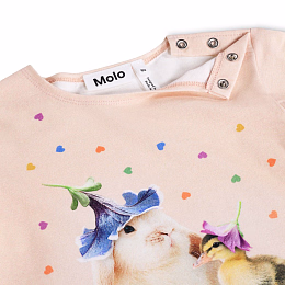 Футболка Eline Mini Party от бренда MOLO Розовый