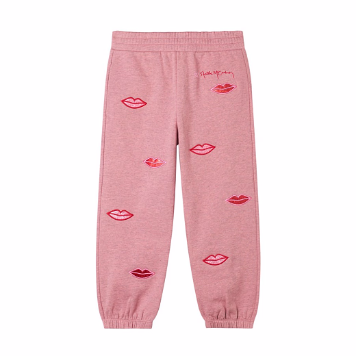 Джоггеры Lips от бренда Stella McCartney kids