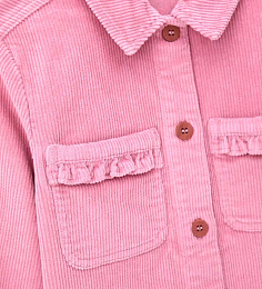 Рубашка вельветовая розового цвета от бренда Original Marines