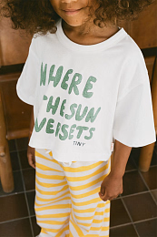 Футболка THE SUN от бренда Tinycottons Белый