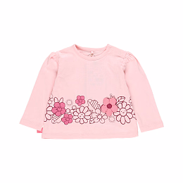 Лонгслив и леггины Pink flowers от бренда Boboli