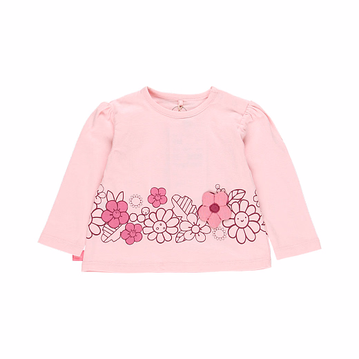 Лонгслив и леггины Pink flowers от бренда Boboli