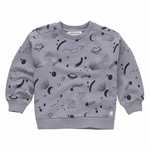 Свитшот Universe Print от бренда Sproet & Sprout