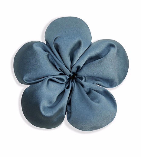 Резинка для волос «Цветок для мамы» голубая с наполнителем от бренда Kosa do Poyasa