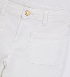 Штаны клеш белого цвета от бренда Original Marines