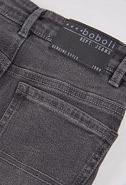 Джинсы Black с потертостями от бренда Boboli