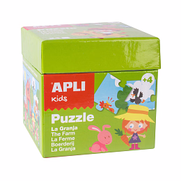 Мини-пазл «Ферма» 24 детали от бренда Apli Kids