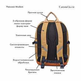 Рюкзак Medium Sun Eagle от бренда Caramel et Cie