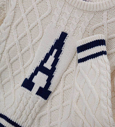 Свитер фактурный от бренда Original Marines