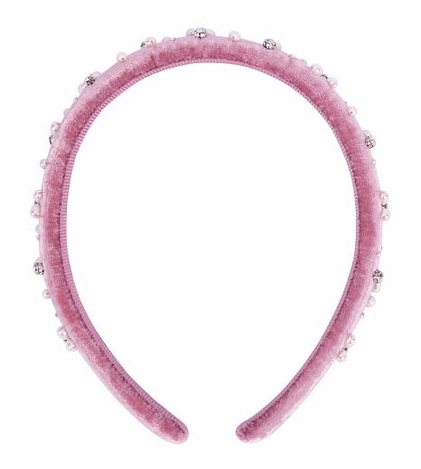 Ободок «Воспоминание 2.0» розовый от бренда Kosa do Poyasa