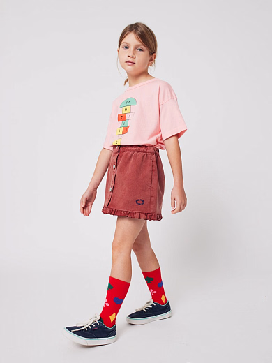 Футболка Hopscotch от бренда Bobo Choses Розовый