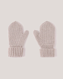 Варежки бежевого цвета от бренда Anna Leon