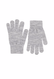 Перчатки 2 пары Kiddy Wool Grey Melange от бренда MOLO