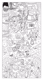 Раскраска Постер Magic Forest от бренда Apli Kids