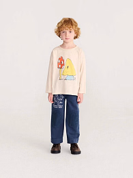 Лонгслив cream Mush Monster Duo от бренда Bobo Choses