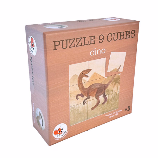 Кубики-пазл "Динозавры" от бренда Egmont Toys
