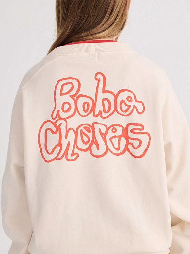 Свитшот  с надписью на спине от бренда Bobo Choses