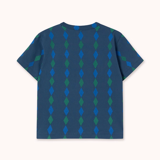 Футболка Diamond stripe от бренда Tinycottons Синий