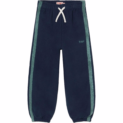 Джоггеры Navy TOWEL от бренда Tinycottons