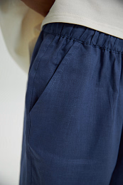 Шорты LINEN Blue от бренда Liqlo
