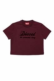 Футболка TYFRIFSL от бренда DIESEL Бордовый