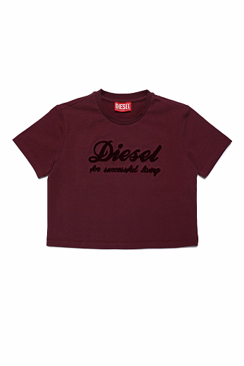 Футболка TYFRIFSL от бренда DIESEL Бордовый