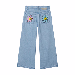 Джинсы Flowers от бренда Stella McCartney kids