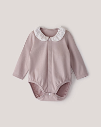 Набор боди с воротником розового, зеленого, белого цвета от бренда Anna Leon