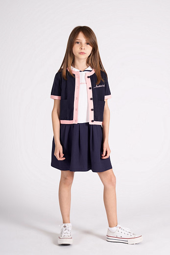 Платье с круглым воротничком от бренда Trussardi