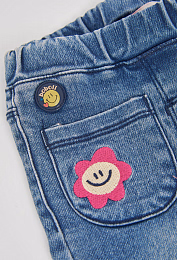 Джинсы Floral patches от бренда Boboli