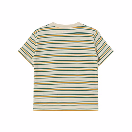 Футболка STRIPES MULTICOLOR от бренда Tinycottons Молочный