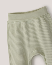 Набор штанов из фактурной ткани розового и зеленого цвета от бренда Anna Leon