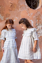 Платье Raffaella Blue Stripes от бренда C'ERA UNA VOLTA