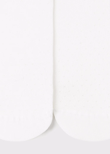 Колготки c перфорацией белые от бренда Mayoral