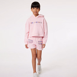 Худи с логотипом из страз от бренда SONIA RYKIEL