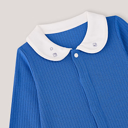 Боди с воротником 3 шт White-Blue от бренда Anna Leon