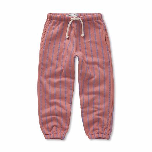 Джоггеры Striped sweatpants rose dawn от бренда Sproet & Sprout