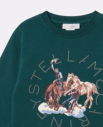 Свитшот Classic Logo от бренда Stella McCartney kids