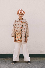 Штаны с подворотом белого цвета от бренда Tinycottons