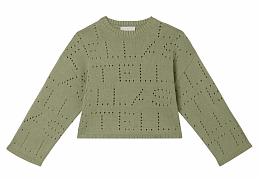 Джемпер зеленого цвета от бренда Stella McCartney kids