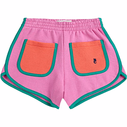 Шорты Pink color block от бренда Bobo Choses
