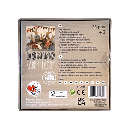Домино "Семья кроликов" от бренда Egmont Toys