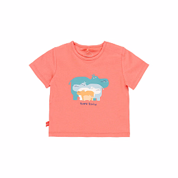 Футболка и шорты Animal families от бренда Boboli