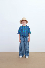 Футболка Diamond stripe от бренда Tinycottons Синий