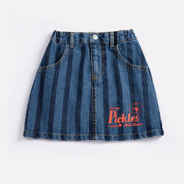 Юбка Pickles The Dog Striped denim от бренда Bobo Choses