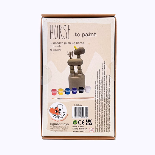 Набор для изготовления игрушки из дерева "Лошадка" от бренда Egmont Toys