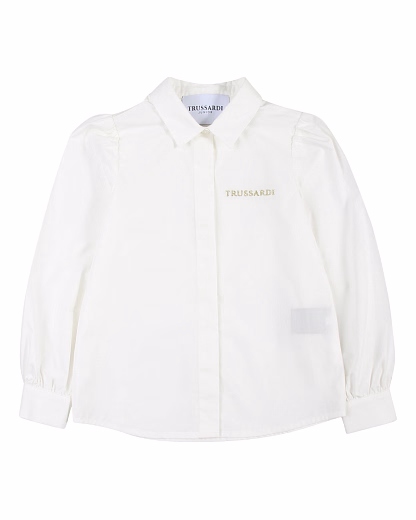 Блузка молочного цвета от бренда Trussardi