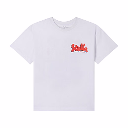 Футболка Let's roll от бренда Stella McCartney kids Белый