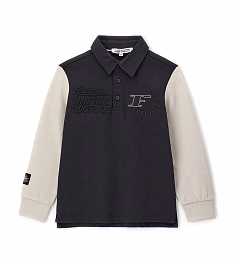 Поло с контрастными рукавами от бренда Original Marines