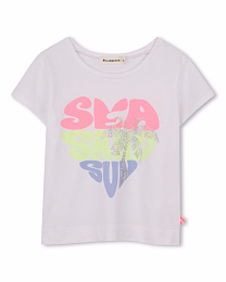 Футболка SEA SAND SUN от бренда Billieblush Белый